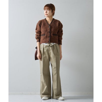 ジャーナルスタンダード レサージュ JOURNAL STANDARD L'ESSAGE JANE SMITH/ジェーンスミス 5G BRUSHED JACQUARD カーディガン （ブラウン）｜詳細画像