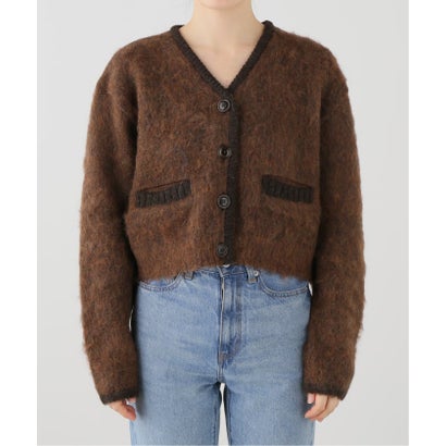 ジャーナルスタンダード レサージュ JOURNAL STANDARD L'ESSAGE JANE SMITH/ジェーンスミス 5G BRUSHED JACQUARD カーディガン （ブラウン）｜詳細画像