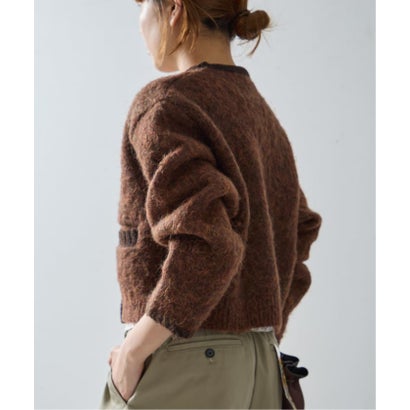 ジャーナルスタンダード レサージュ JOURNAL STANDARD L'ESSAGE JANE SMITH/ジェーンスミス 5G BRUSHED JACQUARD カーディガン （ブラウン）｜詳細画像