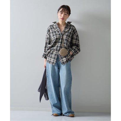 ジャーナルスタンダード レサージュ JOURNAL STANDARD L'ESSAGE 《予約》ネルチェックシャツ （サックスブルー）｜詳細画像