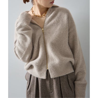 ジャーナルスタンダード レサージュ JOURNAL STANDARD L'ESSAGE 《予約》FOXWOOLジップアップニット （ベージュ）｜詳細画像