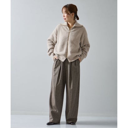 ジャーナルスタンダード レサージュ JOURNAL STANDARD L'ESSAGE 《予約》FOXWOOLジップアップニット （ベージュ）｜詳細画像