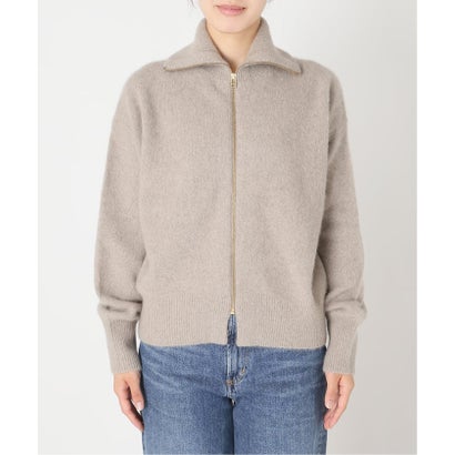 ジャーナルスタンダード レサージュ JOURNAL STANDARD L'ESSAGE 《予約》FOXWOOLジップアップニット （ブラック）｜詳細画像