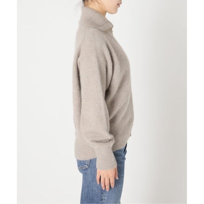 ジャーナルスタンダード レサージュ JOURNAL STANDARD L'ESSAGE 《予約》FOXWOOLジップアップニット （パープル）｜詳細画像