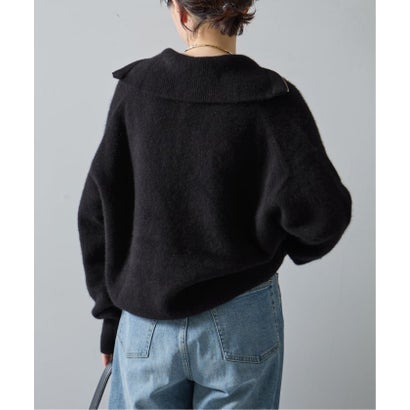 ジャーナルスタンダード レサージュ JOURNAL STANDARD L'ESSAGE 《予約》FOXWOOLジップアップニット （パープル）｜詳細画像