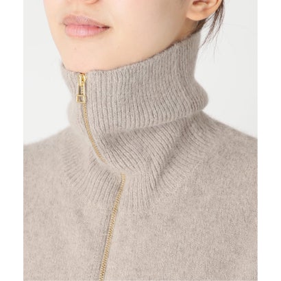 ジャーナルスタンダード レサージュ JOURNAL STANDARD L'ESSAGE 《予約》FOXWOOLジップアップニット （パープル）｜詳細画像