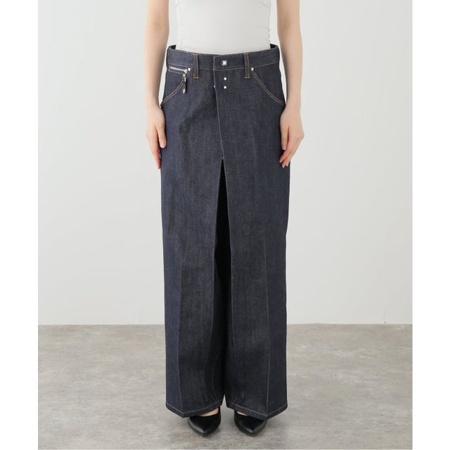 TOGA/トーガ Wide denim trousers TOGA * Wrangler デニム （ネイビー）