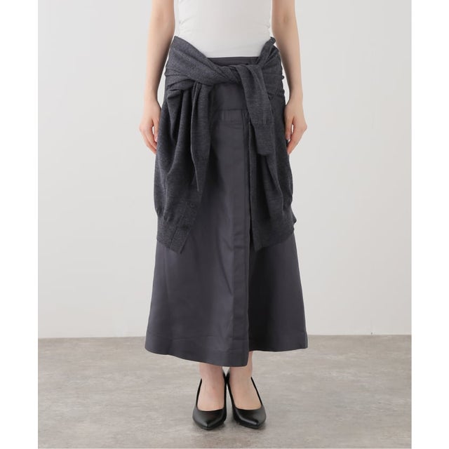 TOGA/トーガ Knit docking skirt スカート （グレーA）
