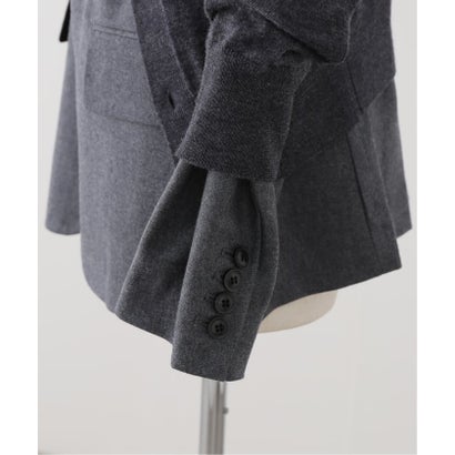 TOGA/トーガ Knit docking jacket ジャケット （グレーA）｜詳細画像