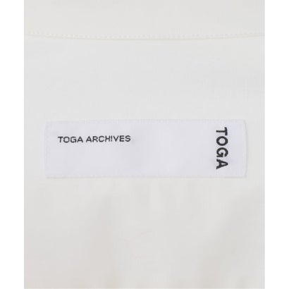 TOGA/トーガ Flared shirt シャツ （ホワイト）｜詳細画像