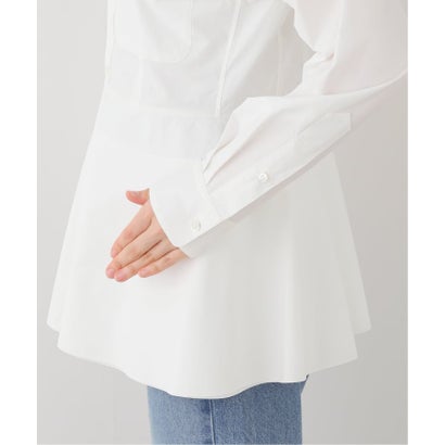 TOGA/トーガ Flared shirt シャツ （ホワイト）｜詳細画像
