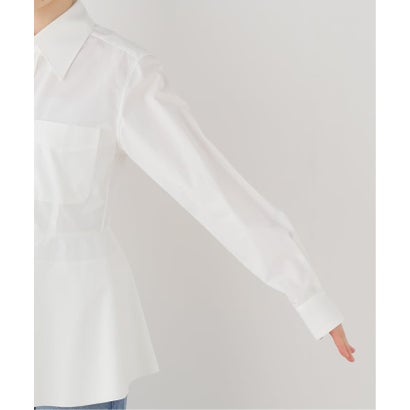 TOGA/トーガ Flared shirt シャツ （ホワイト）｜詳細画像