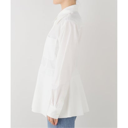TOGA/トーガ Flared shirt シャツ （ホワイト）｜詳細画像