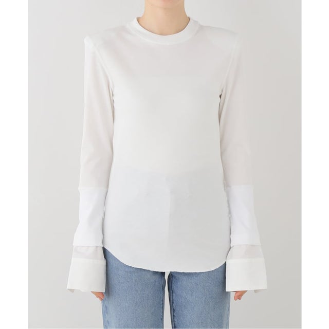 TOGA/トーガ Long sleeve jersey Tシャツ （ナチュラル）