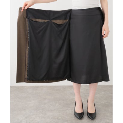 TOGA/トーガ Georgette spangle skirt スカート （ブラウン）｜詳細画像