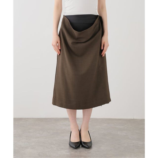 TOGA/トーガ Georgette spangle skirt スカート （ブラウン）
