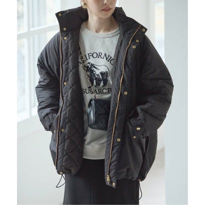 《予約》TRADITIONAL WEATHERWEAR 別注 SELSEY MIDDLE キルティングコート （ブラック）｜詳細画像