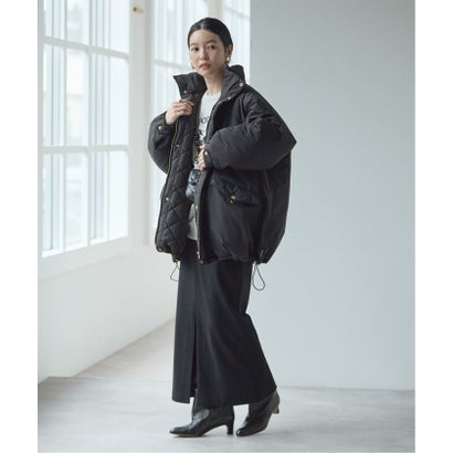 《予約》TRADITIONAL WEATHERWEAR 別注 SELSEY MIDDLE キルティングコート （ブラック）｜詳細画像