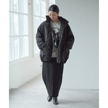 《予約》TRADITIONAL WEATHERWEAR 別注 SELSEY MIDDLE キルティングコート （ブラック）｜詳細画像