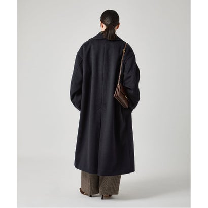 《予約》super120'/MANTECOオーバーコート （ネイビー）｜詳細画像
