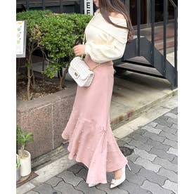 パールデコマーメイドスカート/23578 （Classic Pink）