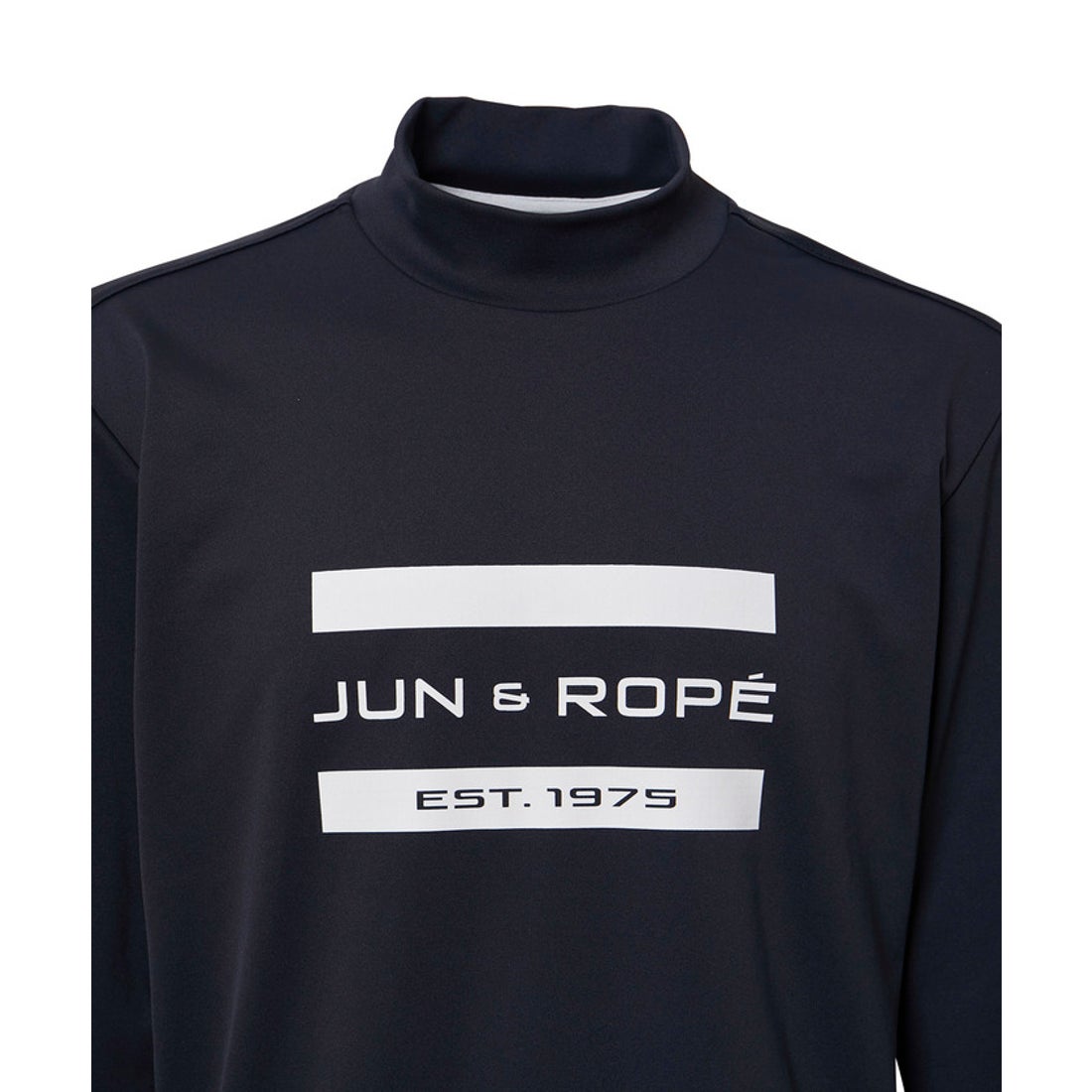 ジュンアンドロペ JUN & ROPE' 【UV】【冷感】フロントロゴ長袖モック
