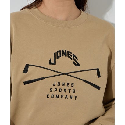 【JONESコラボ】フロントロゴ長袖プルオーバー （カーキ（36））｜詳細画像