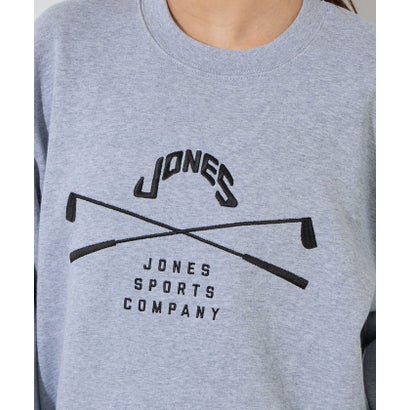 【JONESコラボ】フロントロゴ長袖プルオーバー （ベージュ系（28））｜詳細画像