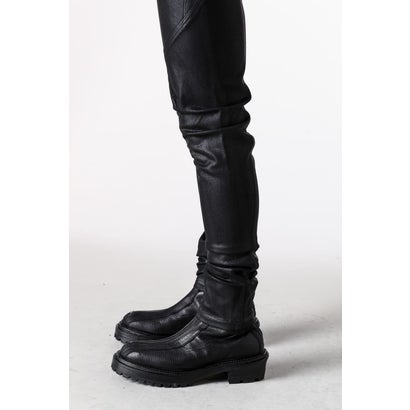 COTTON KNIT DENIM BLACK｜詳細画像