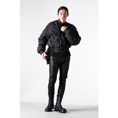 COTTON KNIT DENIM BLACK｜詳細画像