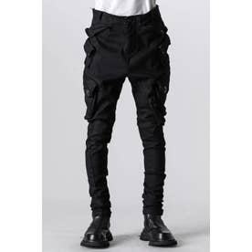 10.5oz Stretch Denim Trousers For Male （Black）