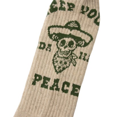 GH（1P）PEACEソックス （オフホワイト）｜詳細画像