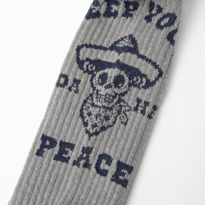 GH（1P）PEACEソックス （M・グレー）｜詳細画像