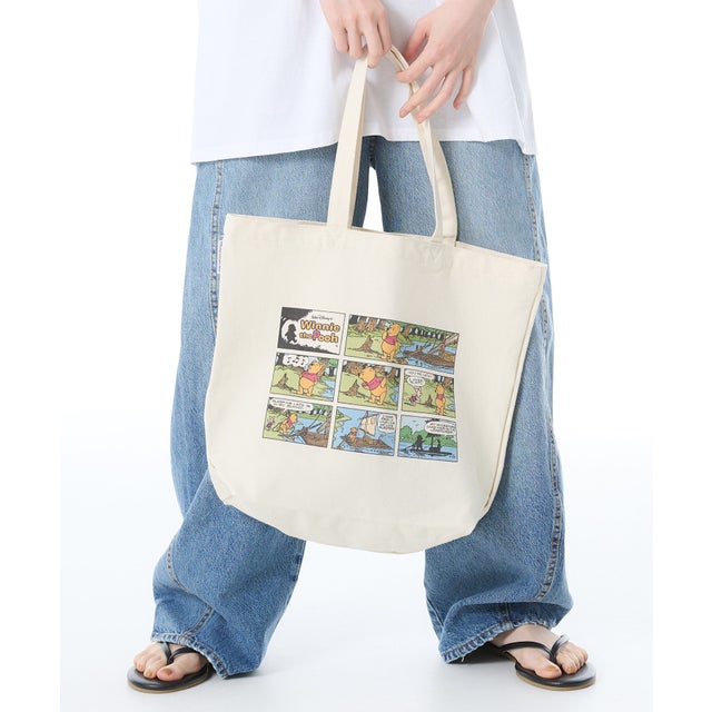 Disney / Winnie the Pooh Comic Graphic Tote （オフホワイト）
