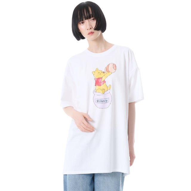 Disney / Winnie the Pooh Vintage Graphic Tee (White) （ホワイト）