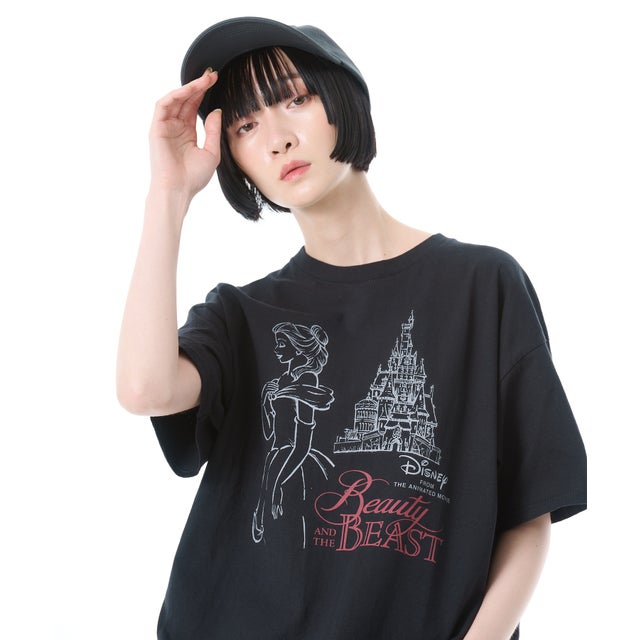 Disney / Beauty and the Beast Graphic Tee （ブラック）