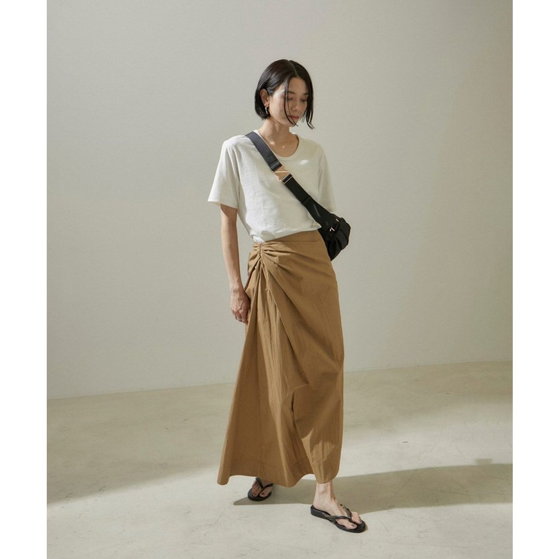 サロン アダム エ ロペ SALON adam et rope' アシンメトリードレープ