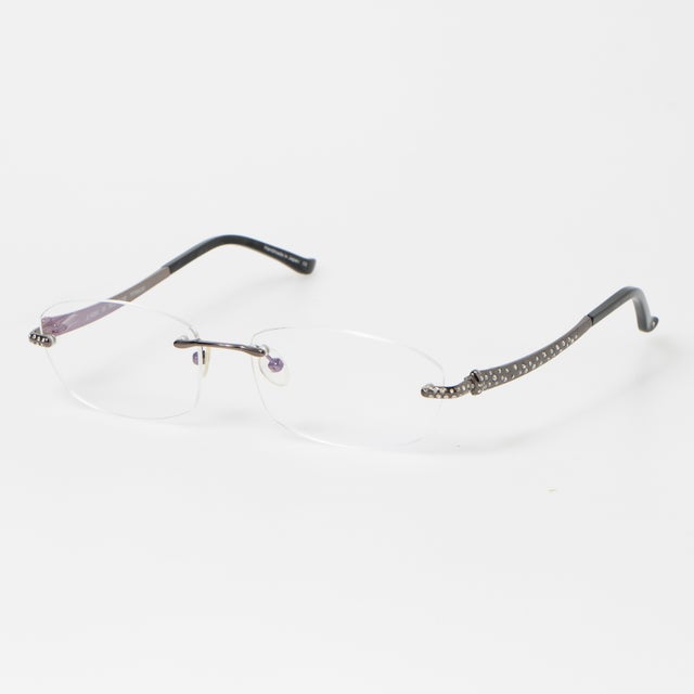 
                    メガネ 眼鏡 アイウェア レディース メンズ （シルバー/グレー）