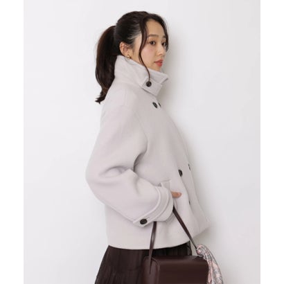 ジャスグリッティー JUSGLITTY 3WAYカラーショートPコート （グレージュ）｜詳細画像