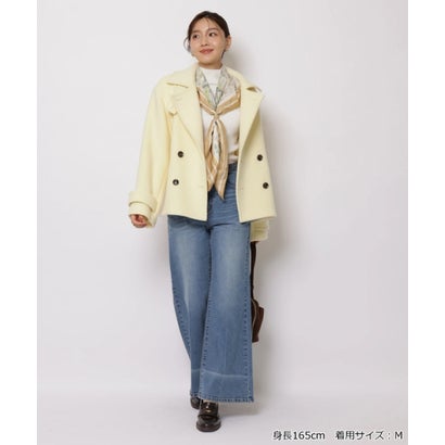 ジャスグリッティー JUSGLITTY 3WAYカラーショートPコート （グレージュ）｜詳細画像