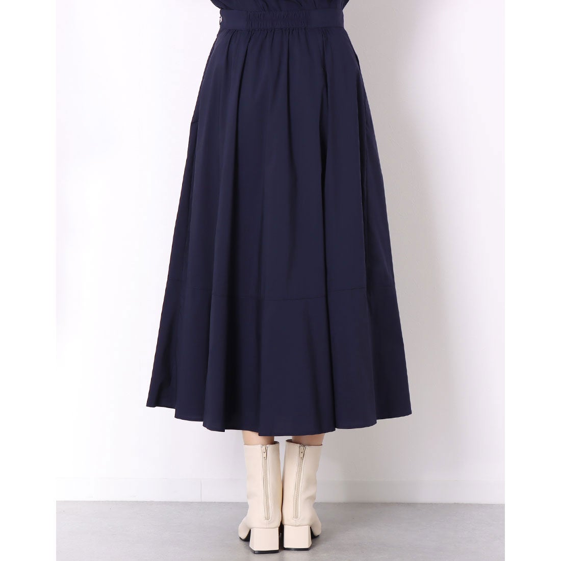 ジャスグリッティー JUSGLITTY パール釦シャツ×スカートSET （紺 