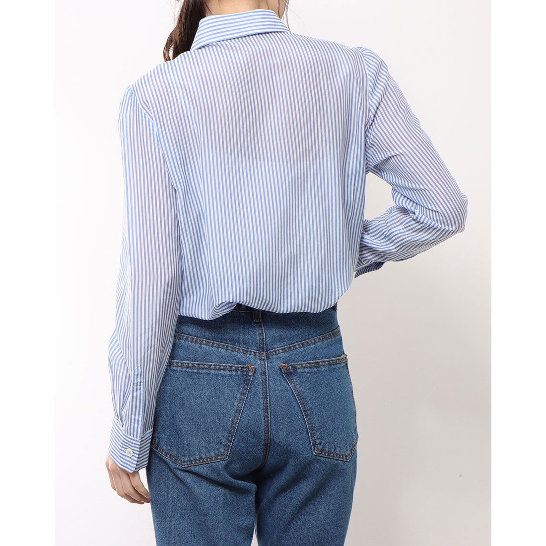 JUNKO SHIMADA 49AV.junko shimada リボンコットンシルクブラウス 