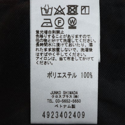 ジュンコ シマダ JUNKO SHIMADA ツイルストレッチジップポケット付きパンツ （ブラック）｜詳細画像
