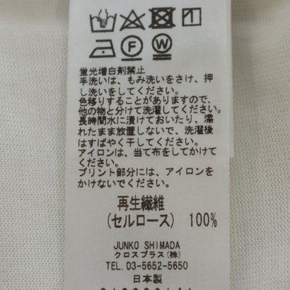 ジュンコ シマダ JUNKO SHIMADA プリントTシャツ （ライトグレー）｜詳細画像