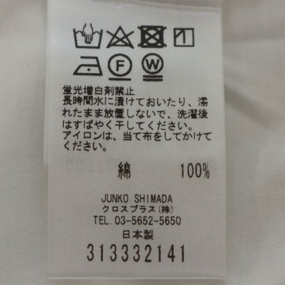 ジュンコ シマダ JUNKO SHIMADA イラストプリント半袖Tシャツ （オフホワイト）｜詳細画像
