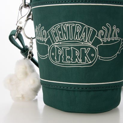 KIPLING X FRIENDS COFFEE CUP XB クロスボディバッグ （Perk Green）｜詳細画像