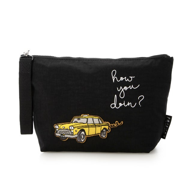 KIPLING X FRIENDS NAOMI POUCH L ポーチ （Yellow Cab Blck）