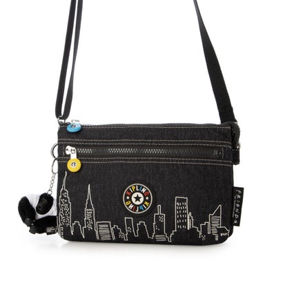 KIPLING X FRIENDS RIRI ZIP クロスボディバッグ （Skyline Black）｜詳細画像