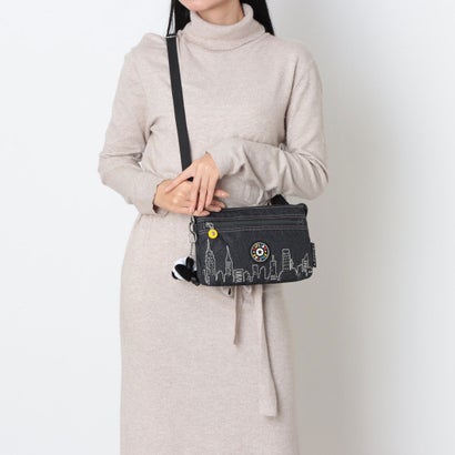 KIPLING X FRIENDS RIRI ZIP クロスボディバッグ （Skyline Black）｜詳細画像