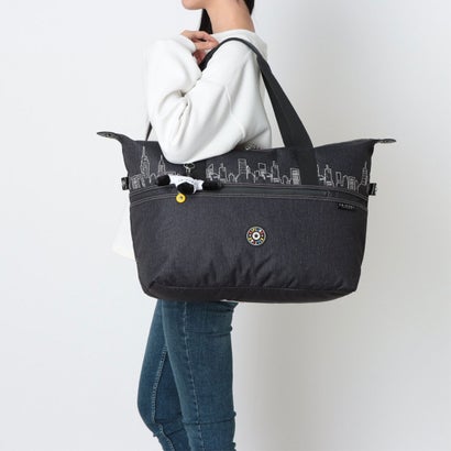 KIPLING X FRIENDS ART M FRIENDS トートバッグ （Skyline Black）｜詳細画像